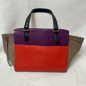 Furla Dolce Vita Leather Tote Shoulder Bag